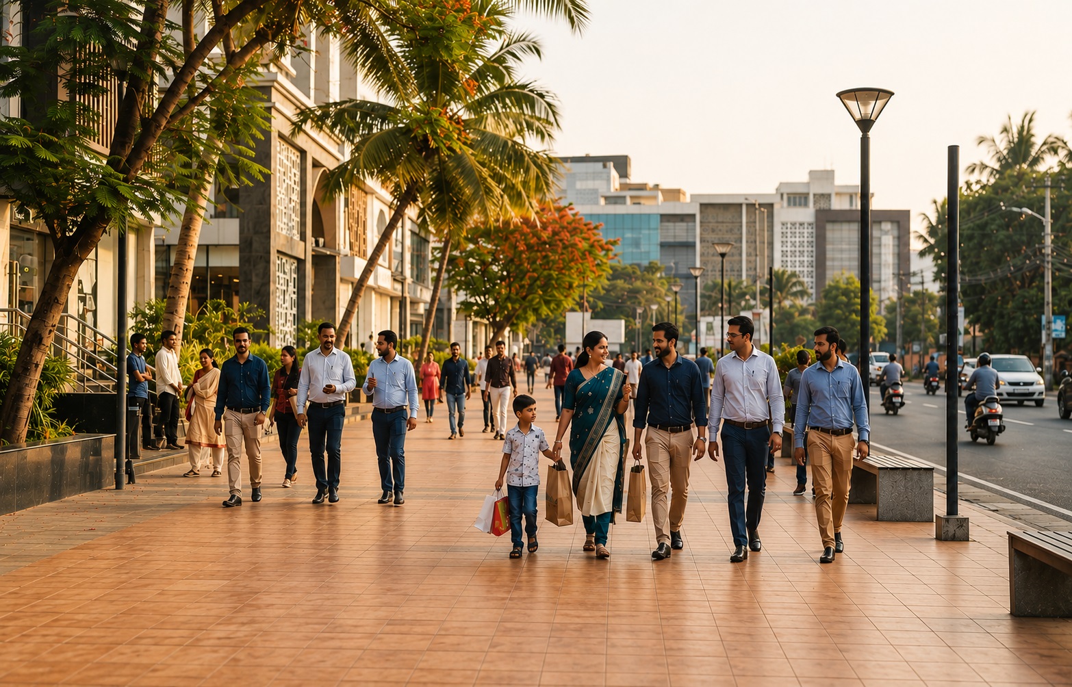 Premium residential apartments in Punkunnam Thrissur close to shopping and healthcare hubs