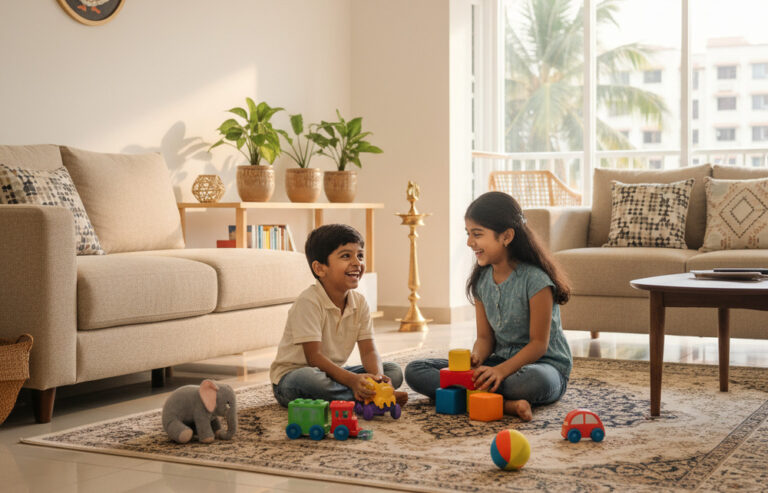 Rooftop swimming pool in Luxury Apartments in Thrissur at Indraneelam Infinia