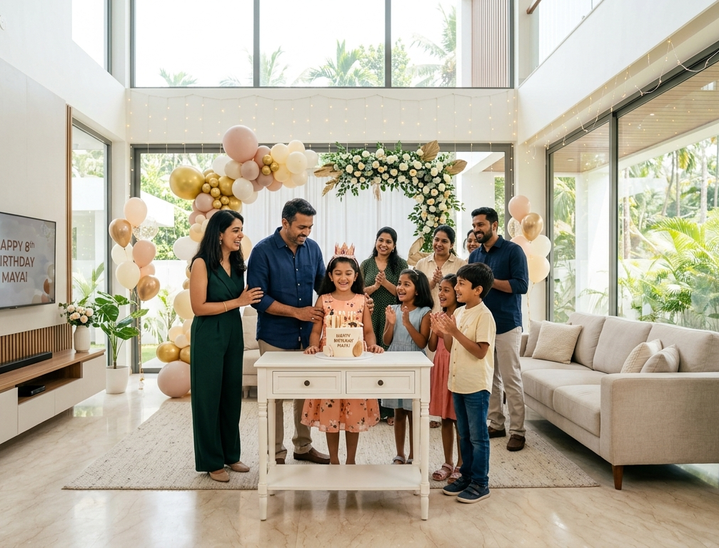 Celebrating Life’s Special Moments at LivAura Celebration Villas in Guruvayur with Indraneelam