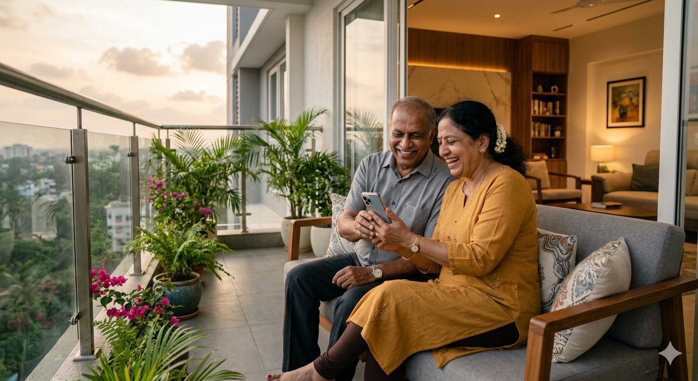 Empowering Independent Living: Senior-Friendly Luxury Apartments in Thrissur at Indraneelam Infinia